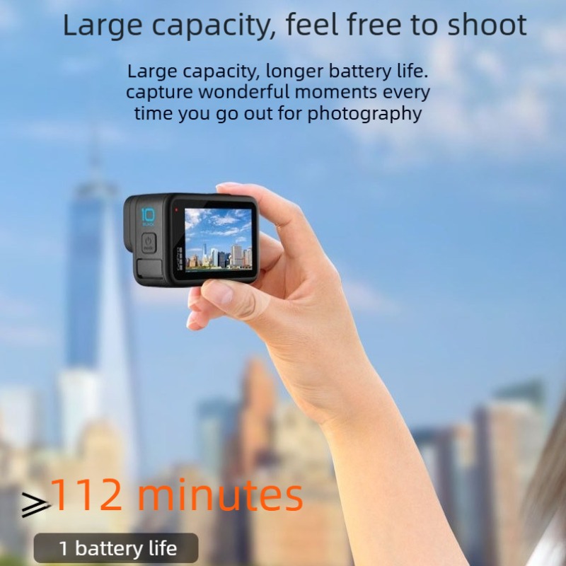 1800mAh Replacement Battery Ch - Gopro Action Camera Hero 12 Black recension och pris