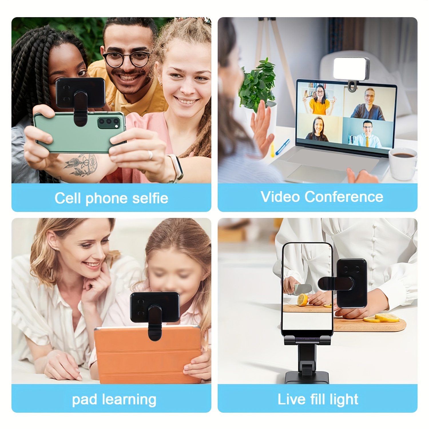 Clip-On Mobile Phone Fill Ligh - Photography Lighting Options recension och pris