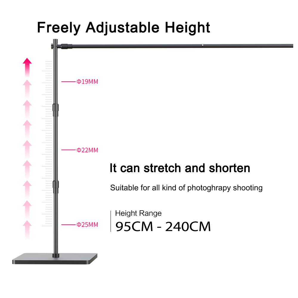 2.4X3M Heavy Duty Background B - Photography Lighting Portrait recension och pris