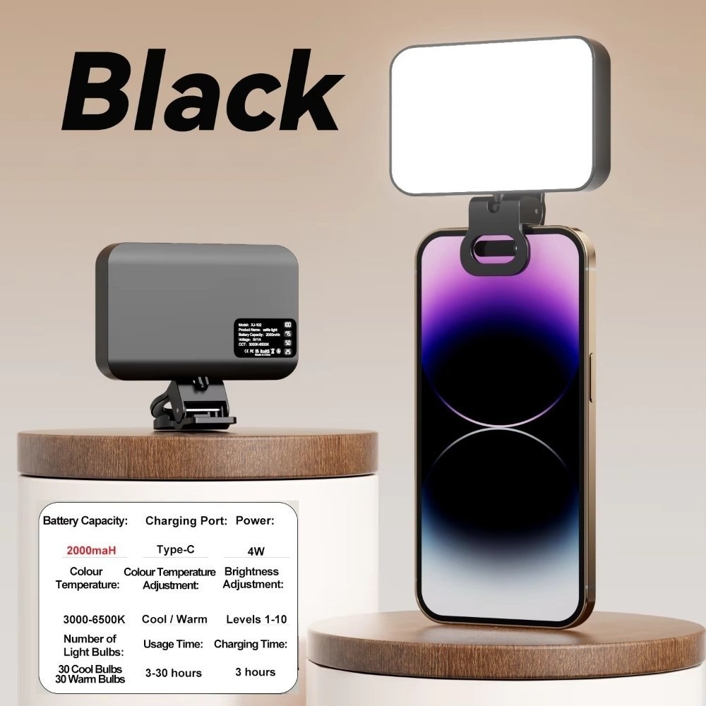 800/1000mAh LED Selfie Light 3 - Photography Lighting With Flash recension och pris